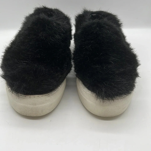 Joshua Sanders Black Furry Platform Slip On Sneakers - Size 40 (IT) - Picture 2 of 8